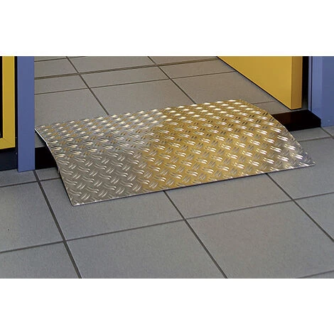 LADERAMPE-EXPERTEN - MATISERE Handliche Rollstuhl Schwellenbrücke Mit Steg LxB 500x700m, Um 35mm Zu überwinden - SB-S08 1 LADERAMPE-EXPERTEN - MATISERE Handliche Rollstuhl Schwellenbrücke Mit Steg LxB 500x700m, Um 35mm Zu überwinden - SB-S08