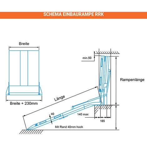 LADERAMPE-EXPERTEN - MATISERE Einbaurampe Für Fahrzeuge RRK - Innenbreite 1200mm - RRK06 2 LADERAMPE-EXPERTEN - MATISERE Einbaurampe Für Fahrzeuge RRK - Innenbreite 1200mm - RRK06 – Bild 2
