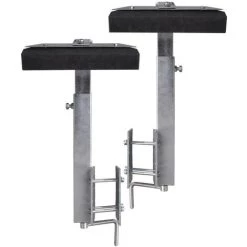 HAPPYSHOPPING 2-tlg. Bootsanhänger-Bugstützen-Set Solides Stahlrohr 63-88 Cm -Anhänger & Zubehör Verkäufe 64631454 4