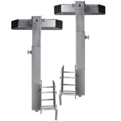 HAPPYSHOPPING 2-tlg. Bootsanhänger-Bugstützen-Set Solides Stahlrohr 63-88 Cm -Anhänger & Zubehör Verkäufe 64631454 5