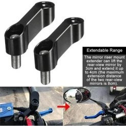 PERLE RARE 10mm 8mm Motorrad Spiegel Adapter Riser Mount Extender Motorrad Spiegel Adapter Kit 9 PERLE RARE 10mm 8mm Motorrad Spiegel Adapter Riser Mount Extender Motorrad Spiegel Adapter Kit -Anhänger & Zubehör Verkäufe 64908697 5