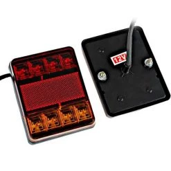 TINOR 2er-Pack Anhänger-Rücklichter, 8 LED-Auto-LKW-Rücklichter, Wasserdichte Warnlichter, Rücklichter Für Anhänger, LKW, Boot, DC 24V -Anhänger & Zubehör Verkäufe 65264827 3