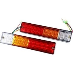 TINOR 2pcs LED Rückfahrscheinwerfer Anzeigelampe 20 LEDs 12V 24V Hohe Leuchtdichte Für Autos (Edition : 12V)