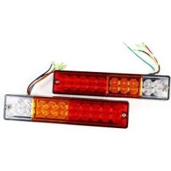 TINOR 2pcs LED Rückfahrscheinwerfer Anzeigelampe 20 LEDs 12V 24V Hohe Leuchtdichte Für Autos (Edition : 12V) -Anhänger & Zubehör Verkäufe 65268513 5
