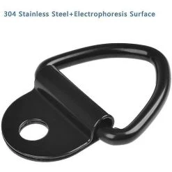 DONTODENT 8 Stück Edelstahl-Zurrringe D-Ringe Haken Für Anhänger -Anhänger & Zubehör Verkäufe 65388185 3