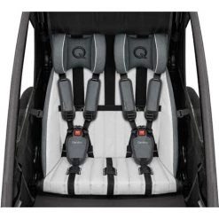 Qeridoo Fahrradanhänger Sportrex 2 Limited Edition Zweisitzer / Buggy Mit Joggerfunktion Und Blattfeder Dämpfsystem, Lime Green -Anhänger & Zubehör Verkäufe 65388477 3