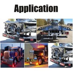 INSMA 12-24 V LED Dynamische Bremslicht-Anzeigelampe Hinten Für LKW-LKW-Anhänger-Wohnwagen (weiß) -Anhänger & Zubehör Verkäufe 65677588 3