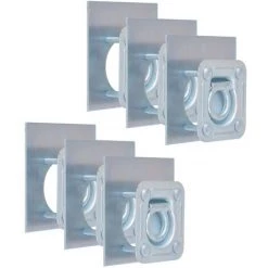 FIMEI Zurrösen Für Anhänger 6 Stk. Verzinkter Stahl 2000 Kg