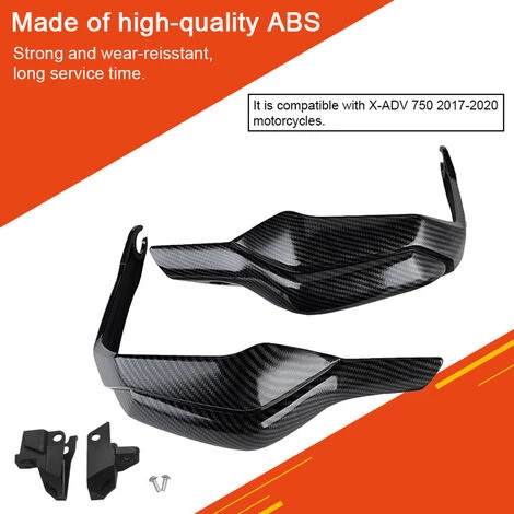 SUPERSELLER Lenker Windschutzscheibe Handschutz Für Honda X-ADV 750 2017-2020 Schwarz 5 SUPERSELLER Lenker Windschutzscheibe Handschutz Für Honda X-ADV 750 2017-2020 Schwarz – Bild 5