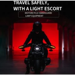 SUPERSELLER Universal Motorrad Handschutz Mit LED Handschutz Motorrad Lenkerschutz Schwarz -Anhänger & Zubehör Verkäufe 65949515 3