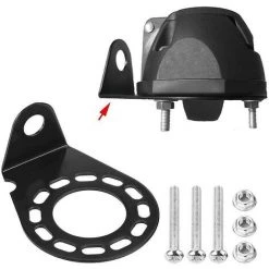 DONTODENT 7-poliger Anhänger-SteckdosenhalterMetallhalterungshalter Für 7-polige 13-polige Wohnwagen-Anhänger-Steckdose Schwarz -Anhänger & Zubehör Verkäufe 66350830 4