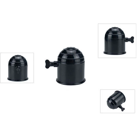 SUPERSELLER Universal 50mm Automatik-Zugstangen-Kugelschutzkappe Mit Schraubknopf Kugelkopfschutz Hellsilber 3 SUPERSELLER Universal 50mm Automatik-Zugstangen-Kugelschutzkappe Mit Schraubknopf Kugelkopfschutz Hellsilber – Bild 3