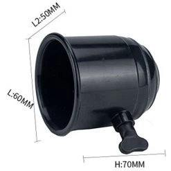 SUPERSELLER Universal 50mm Automatik-Zugstangen-Kugelschutzkappe Mit Schraubknopf Kugelkopfschutz Hellsilber 8 SUPERSELLER Universal 50mm Automatik-Zugstangen-Kugelschutzkappe Mit Schraubknopf Kugelkopfschutz Hellsilber -Anhänger & Zubehör Verkäufe 66554489 4