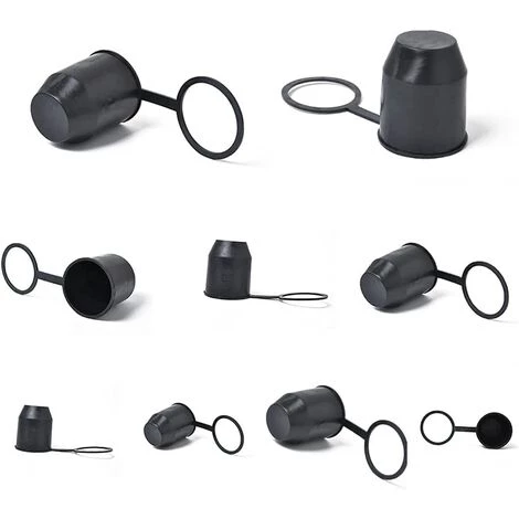 READCLY 2 Stück Kugelgelenkabdeckung Für Anhängerkupplung, Staubdicht Und Wasserdicht, Für Auto, Wohnmobil, Anhänger Kugelgelenkabdeckung (Schwarz) 3 READCLY 2 Stück Kugelgelenkabdeckung Für Anhängerkupplung, Staubdicht Und Wasserdicht, Für Auto, Wohnmobil, Anhänger Kugelgelenkabdeckung (Schwarz) – Bild 3