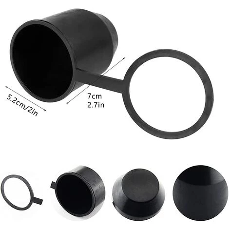 READCLY 2 Stück Kugelgelenkabdeckung Für Anhängerkupplung, Staubdicht Und Wasserdicht, Für Auto, Wohnmobil, Anhänger Kugelgelenkabdeckung (Schwarz) 4 READCLY 2 Stück Kugelgelenkabdeckung Für Anhängerkupplung, Staubdicht Und Wasserdicht, Für Auto, Wohnmobil, Anhänger Kugelgelenkabdeckung (Schwarz) – Bild 4
