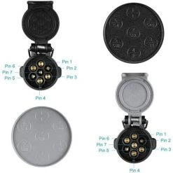 READCLY-Adapter Wohnwagen-Anhängerkupplung 13-polig Auf 12N Und 12S 7-polig -Anhänger & Zubehör Verkäufe 66736725 4