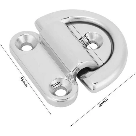 READCLY 2 STÜCKE - Türgriff Edelstahl Zurrringe Tür Deck Riegel Türgriff Für Bootsanhänger Anhänger 2 READCLY 2 STÜCKE - Türgriff Edelstahl Zurrringe Tür Deck Riegel Türgriff Für Bootsanhänger Anhänger – Bild 2