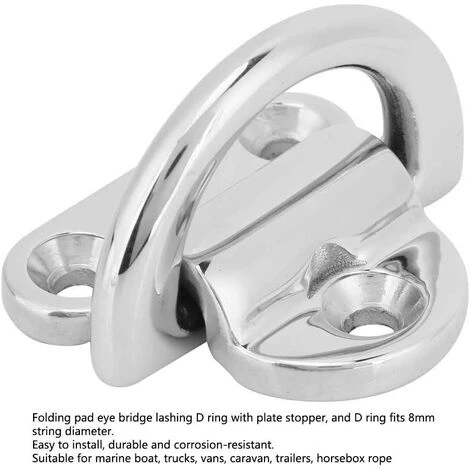 READCLY 2 STÜCKE - Türgriff Edelstahl Zurrringe Tür Deck Riegel Türgriff Für Bootsanhänger Anhänger 4 READCLY 2 STÜCKE - Türgriff Edelstahl Zurrringe Tür Deck Riegel Türgriff Für Bootsanhänger Anhänger – Bild 4