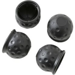 READCLY-4 X 50 Mm Kupplungskugelabdeckung, Anhängerkupplungskugel Schwarzer Gummi, Anhängerkupplungskugelschutzkappe, Kupplungskugelabdeckungsschutzkappe (Gummi) -Anhänger & Zubehör Verkäufe 66737342 5