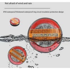 DONTODENT 4-Zoll-Anhänger Dynamisches Rücklicht 24 V LED-LKW-Bremslicht LED Roundwanan -Anhänger & Zubehör Verkäufe 66751138 5
