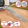 Jago® Auffahrrampe 340kg Pro Rampe - 1er Set, Aluminium, Klappbar, Antirutsch | Laderampe, Auffahrschiene, Anhängerrampe, Verladerampe, Verladeschiene, Fahrrampe