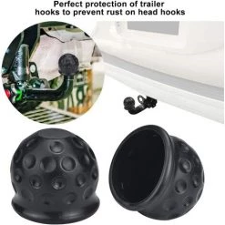 DECKON 4er-Pack Gummiabdeckungen F��r Anh?ngerkupplungen �C Schutzkappen F��r Kupplungskugeln �C Schwarz �C F��r Autos, Lastwagen, Nutzfahrzeuge, Anh?nger, Boote -Anhänger & Zubehör Verkäufe 66980082 4