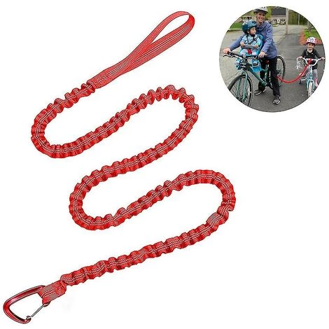 DECKON Fahrrad-Abschleppseil F��r Kinder, Elastisches Fahrrad-Abschleppseil, Fahrrad-Abschleppseil, Rot 4 DECKON Fahrrad-Abschleppseil F��r Kinder, Elastisches Fahrrad-Abschleppseil, Fahrrad-Abschleppseil, Rot – Bild 4