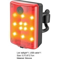 BENOBBY KIDS Radfahrer-R��cklicht-Warnung, Ultraleicht, Wasserabweisend, Hochfeste, Strapazierf?hige Hecklast -Anhänger & Zubehör Verkäufe 67064811 4