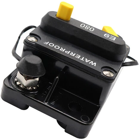 SUPERSELLER 80A Schutzschalter, Manuelle Rückstellung Mit Zwei Batterien IP67 Wasserdicht, 12V/24V Sicherung 5 SUPERSELLER 80A Schutzschalter, Manuelle Rückstellung Mit Zwei Batterien IP67 Wasserdicht, 12V/24V Sicherung – Bild 5