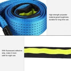 HIASDFLS Meter Abschleppseil, 8 Tonnen Schwerer Auto-Abschleppgurt, Straßenbergungs-Windengurtkabel Mit Reflektierendem Streifen, Handschuhe Und 2 Schäkel -Anhänger & Zubehör Verkäufe 67820212 5