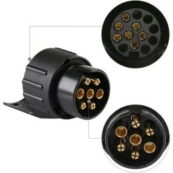HIASDFLS 7/13 Anhänger Steckdose Adapter 7 Auf 13 Pol Steckdose 12V Steckdose PKW Anhänger Wohnwagen - Anhänger Adapter Steckdose 7 Auf 13 Pol -Anhänger & Zubehör Verkäufe 67820234 5