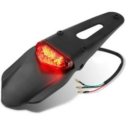 HIASDFLS Motorrad Led Rücklicht Stop Fender Stop Rücklichter Für Motos Xr250 Xr400 Xr650 Wr250 F Wr450 F Crf250 X Crf450 X Crf Rot