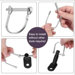 HIASDFLS Sätze Fahrradanhängerkupplung Stahlverbinder Fahrradanhängerkupplungsadapter Anhängerkupplungshalterung Koppler Mit Snowflake Multi-Tool 18 In 1 -Anhänger & Zubehör Verkäufe 67820453 3
