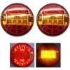 HIASDFLS 2X 20 LED-Rücklichter 12/24V Bremsanzeigelampe IP65 Wasserdichte Bremslichter Für LKW, Van, Anhänger, Wohnwagen, Wohnmobil Usw