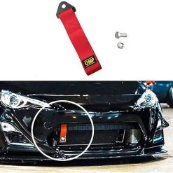 HIASDFLS Stück Nylon-Abschleppseile, Rennwagen-Abschleppgurt, Sport-Abschleppgurt, Für Vordere Hintere Stoßstange (rot) -Anhänger & Zubehör Verkäufe 67820501 5