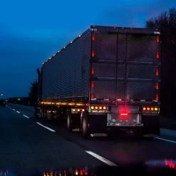 HIASDFLS Rechteckige Reflektoren, 12 Sicherheitsreflektoren Werden Verwendet, Beschilderungsreflektor Nimmt Selbstklebendes Design An (Rot) -Anhänger & Zubehör Verkäufe 67820580 3