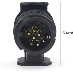 HIASDFLS 13/7 Adapter Anhängerstecker 13-polig Auf 7-poliger KFZ-Anhängerkupplungsstecker Für Traktor, Wohnwagen, Fahrradträger -Anhänger & Zubehör Verkäufe 67820668 3