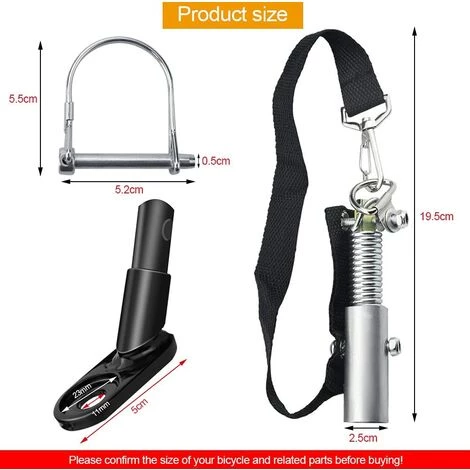 HIASDFLS Fahrradanhängerkupplung Aus Metall 2 HIASDFLS Fahrradanhängerkupplung Aus Metall – Bild 2