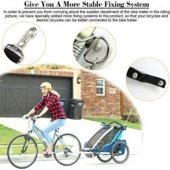 HIASDFLS Fahrradanhängerkupplung Aus Metall 8 HIASDFLS Fahrradanhängerkupplung Aus Metall -Anhänger & Zubehör Verkäufe 67820699 4