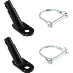 HIASDFLS Fahrradanhängerkupplung, 2 Stück Fahrradanhängerverbinder, Kinderfahrradverbinder Für Kinder, Haustiere, Parkbikes, Fahrradanhänger (Schwarz)