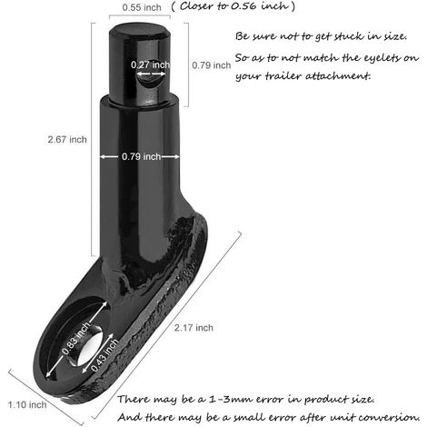 HIASDFLS Fahrradanhängerkupplung, 2 Stück Fahrradanhängerverbinder, Kinderfahrradverbinder Für Kinder, Haustiere, Parkbikes, Fahrradanhänger (Schwarz) 3 HIASDFLS Fahrradanhängerkupplung, 2 Stück Fahrradanhängerverbinder, Kinderfahrradverbinder Für Kinder, Haustiere, Parkbikes, Fahrradanhänger (Schwarz) – Bild 3