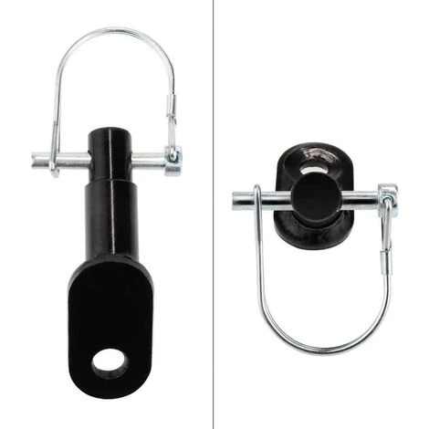 HIASDFLS Fahrradanhängerkupplung, 2 Stück Fahrradanhängerverbinder, Kinderfahrradverbinder Für Kinder, Haustiere, Parkbikes, Fahrradanhänger (Schwarz) 4 HIASDFLS Fahrradanhängerkupplung, 2 Stück Fahrradanhängerverbinder, Kinderfahrradverbinder Für Kinder, Haustiere, Parkbikes, Fahrradanhänger (Schwarz) – Bild 4