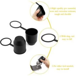 JUNJUN 4 Stück Kupplungskugelschutz, Kupplungskugelschutz Kupplungskugelabdeckung Ø 54 Mm Anhängerkupplungszubehör Gegen Abrieb Und Schmutz 8 JUNJUN 4 Stück Kupplungskugelschutz, Kupplungskugelschutz Kupplungskugelabdeckung Ø 54 Mm Anhängerkupplungszubehör Gegen Abrieb Und Schmutz -Anhänger & Zubehör Verkäufe 68013457 4