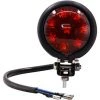 QERSTA Motorrad-Rücklicht-Brems-Stopp-Lauflicht, Universelles Rotes 12-V-LED-Heckfenderlicht