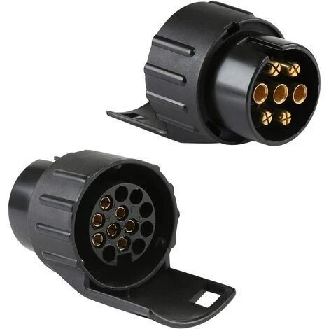 QERSTA Anhänger-Adapterstecker, Universelles Zubehör, Wasserdichter 7-poliger Auf 13-poliger Anhängerkupplungsadapter, Kompatibel Mit Auto Und LKW 3 QERSTA Anhänger-Adapterstecker, Universelles Zubehör, Wasserdichter 7-poliger Auf 13-poliger Anhängerkupplungsadapter, Kompatibel Mit Auto Und LKW – Bild 3