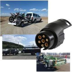 QERSTA Anhänger-Adapterstecker, Universelles Zubehör, Wasserdichter 7-poliger Auf 13-poliger Anhängerkupplungsadapter, Kompatibel Mit Auto Und LKW 9 QERSTA Anhänger-Adapterstecker, Universelles Zubehör, Wasserdichter 7-poliger Auf 13-poliger Anhängerkupplungsadapter, Kompatibel Mit Auto Und LKW -Anhänger & Zubehör Verkäufe 68113401 5