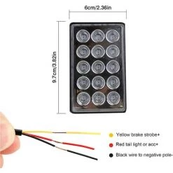 QERSTA Wasserdichtes Quadratisches LED-Anhängerlicht | Einfach Zu Installierende LED-Rücklichter Mit Hoher Helligkeit – Langlebige LED-Bremslichter Für Autos Und Motorräder 8 QERSTA Wasserdichtes Quadratisches LED-Anhängerlicht | Einfach Zu Installierende LED-Rücklichter Mit Hoher Helligkeit – Langlebige LED-Bremslichter Für Autos Und Motorräder -Anhänger & Zubehör Verkäufe 68113410 4