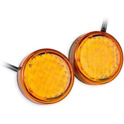 QERSTA 24 LED-gelbe Wasserdichte Runde Markierungsleuchten Für LKW, Anhänger, Wohnmobile, Motorräder 7 QERSTA 24 LED-gelbe Wasserdichte Runde Markierungsleuchten Für LKW, Anhänger, Wohnmobile, Motorräder -Anhänger & Zubehör Verkäufe 68113450 3