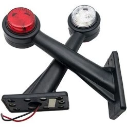 QERSTA 2er-Set Seitenmarkierungsleuchten 12 V LED 20 Cm Für LKW-Anhänger