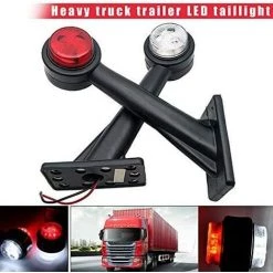 QERSTA 2er-Set Seitenmarkierungsleuchten 12 V LED 20 Cm Für LKW-Anhänger -Anhänger & Zubehör Verkäufe 68113506 5